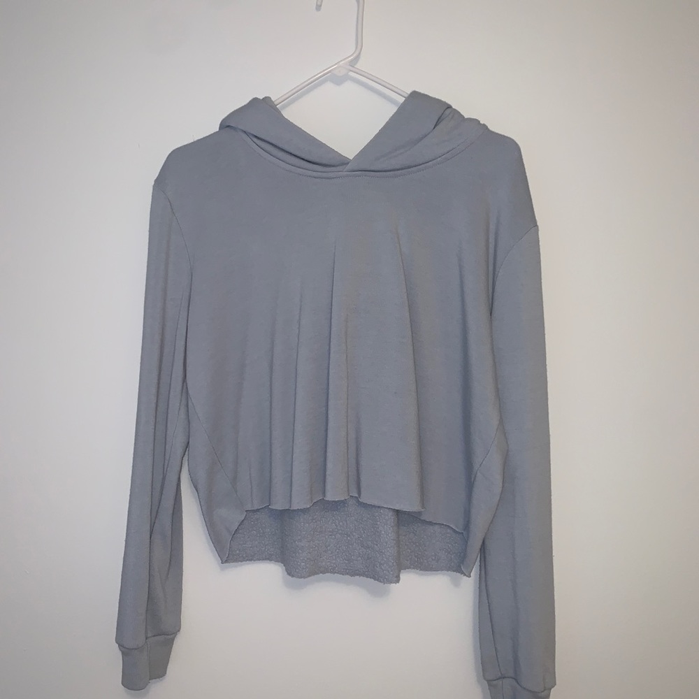 Light blue hoodie